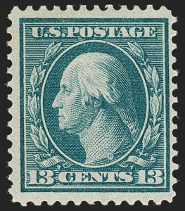 Sale 1206, Lot 404, 1909 Bluish Paper Issue (Scott 357-366)