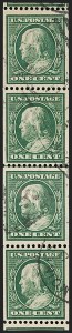 Sale 1206, Lot 419, 1910-13 Washington-Franklin Issue (Scott 374-396)