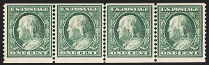 Sale 1206, Lot 420, 1910-13 Washington-Franklin Issue (Scott 374-396)