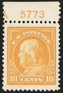Sale 1206, Lot 451, 1912-14 Washington-Franklin Issue (Scott 405-423)
