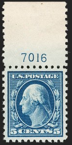 Sale 1206, Lot 458, 1913-15 Washington-Franklin Issues (Scott 424-461)