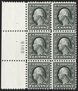 Sale 1206, Lot 460, 1913-15 Washington-Franklin Issues (Scott 424-461)