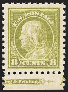 Sale 1206, Lot 461, 1913-15 Washington-Franklin Issues (Scott 424-461)