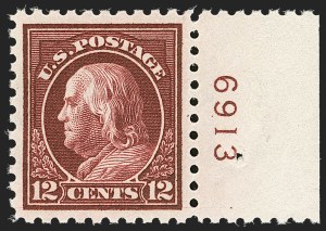 Sale 1206, Lot 463, 1913-15 Washington-Franklin Issues (Scott 424-461)