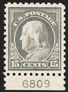 Sale 1206, Lot 464, 1913-15 Washington-Franklin Issues (Scott 424-461)