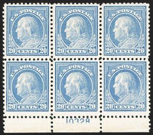Sale 1206, Lot 538, 1917-19 Issues (Scott 481-524)