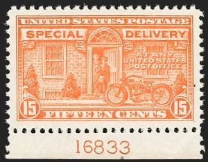Sale 1206, Lot 697, Special Delivery, Registration