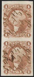 Sale 1206, Lot 806, Revenues, 1c Express, Imperforate (R1a) Sale 1206, Lot 806, Revenues