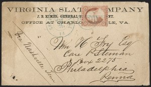 Sale 1206, Lot 979, Confederate States: Uses of U.S. Stamps, Handstamped Paids