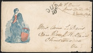 Sale 1206, Lot 987, Confederate States: Uses of U.S. Stamps, Handstamped Paids