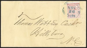 Sale 1206, Lot 993, Confederate States: Postmasters' Provisionals