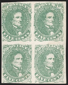 Sale 1206, Lot 995, Confederate States: General Issues off Cover