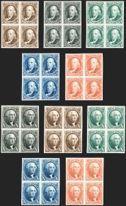 Sale 1209, Lot 1003, Essays, Proofs and Specimens: 1845 thru 1869 Issues