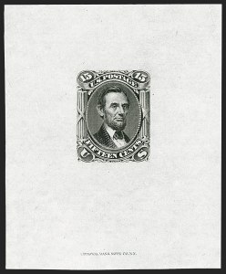 Sale 1209, Lot 1016, Essays, Proofs and Specimens: 1845 thru 1869 Issues