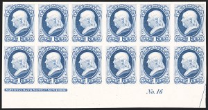 Sale 1209, Lot 1044, Essays, Proofs and Specimens: 1870 thru later Issues