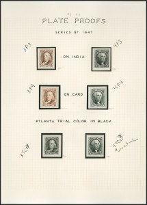 Sale 1209, Lot 1071, Essays, Proofs and Specimens: 1870 thru later Issues
