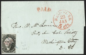Sale 1209, Lot 1076, Postmasters' Provisionals