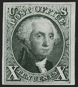 Sale 1209, Lot 1093, 1847 Issue and 1875 Reproduction (Scott 1-4)