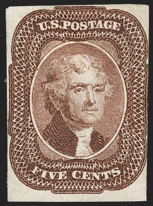 Sale 1209, Lot 1099, 1851-56 Issue (Scott 5-17)