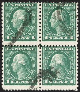 Sale 1209, Lot 1261, 1912-20 Washington-Franklin Issues (Scott 405-550)