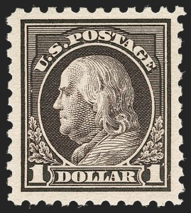 Sale 1209, Lot 1274, 1912-20 Washington-Franklin Issues (Scott 405-550)