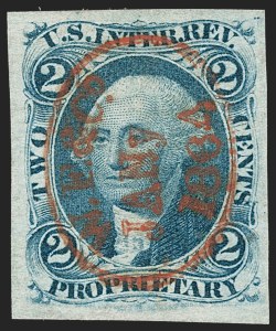 Sale 1209, Lot 1461, Revenues: First Issue Imperforate (R1a-R76a)