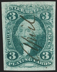 Sale 1209, Lot 1462, Revenues: First Issue Imperforate (R1a-R76a)