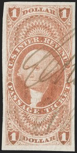 Sale 1209, Lot 1484, Revenues: First Issue Imperforate (R1a-R76a)