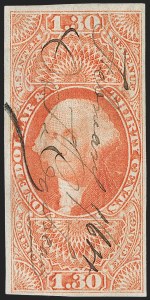 Sale 1209, Lot 1486, Revenues: First Issue Imperforate, cont. (R77a-R102a)