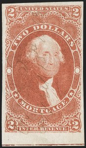 Sale 1209, Lot 1491, Revenues: First Issue Imperforate, cont. (R77a-R102a)