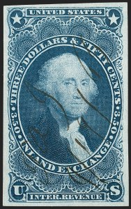 Sale 1209, Lot 1495, Revenues: First Issue Imperforate, cont. (R77a-R102a)