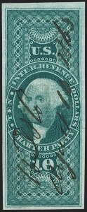 Sale 1209, Lot 1502, Revenues: First Issue Imperforate, cont. (R77a-R102a)