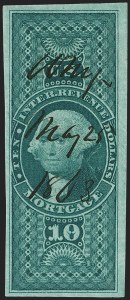 Sale 1209, Lot 1504, Revenues: First Issue Imperforate, cont. (R77a-R102a)