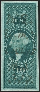 Sale 1209, Lot 1505, Revenues: First Issue Imperforate, cont. (R77a-R102a)