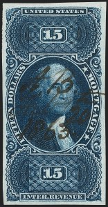 Sale 1209, Lot 1508, Revenues: First Issue Imperforate, cont. (R77a-R102a)