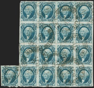 Sale 1209, Lot 1519, Revenues: First Issue Imperforate Multiples