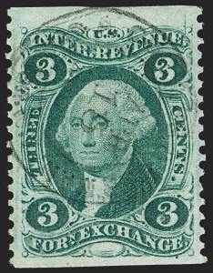 Sale 1209, Lot 1544, Revenues: First Issue Part Perforated