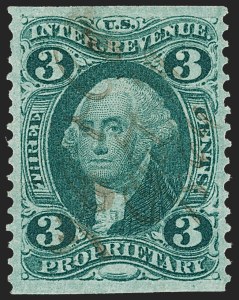 Sale 1209, Lot 1545, Revenues: First Issue Part Perforated