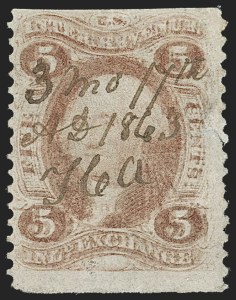 Sale 1209, Lot 1548, Revenues: First Issue Part Perforated