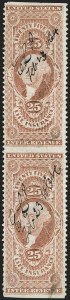 Sale 1209, Lot 1554, Revenues: First Issue Part Perforated