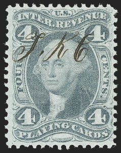 Sale 1209, Lot 1564, Revenues: First Issue Perforated