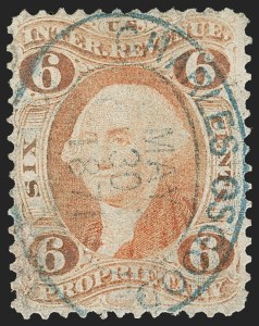 Sale 1209, Lot 1565, Revenues: First Issue Perforated