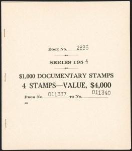 Sale 1209, Lot 1616, Revenues: Third Issue thru Documentary