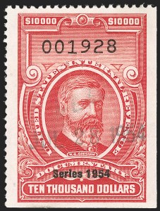 Sale 1209, Lot 1617, Revenues: Third Issue thru Documentary