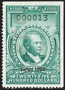 Sale 1209, Lot 1626, Revenues: Stock Transfer