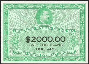 Sale 1209, Lot 1659, Revenues: Distilled Spirits, Rectification