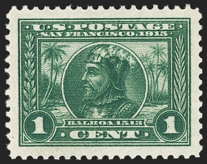 Sale 1212, Lot 107, 1913-15 Panama-Pacific Issue (Scott 397-404)