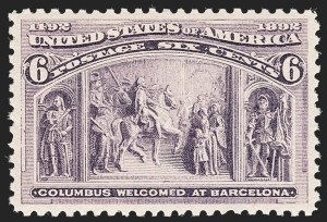 Sale 1212, Lot 39, 1893 Columbian Issue