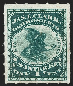 Sale 1212, Lot 424, Private Die Match Stamps: A thru G