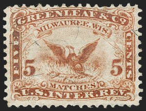Sale 1212, Lot 433, Private Die Match Stamps: A thru G